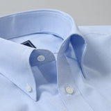 ジャガード無地ボタンダウンシャツ【Made in Japan】