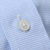 ジャガード無地ボタンダウンシャツ【Made in Japan】