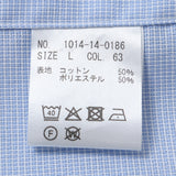ジャガード無地ボタンダウンシャツ【Made in Japan】