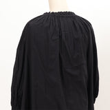 綿ボイルギャザーネックワンピース