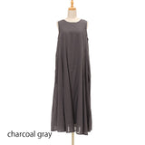 綿ボイル2WAYフレアワンピース