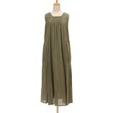 綿ボイル2WAYフレアワンピース