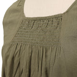 綿ボイル2WAYフレアワンピース