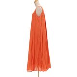 綿ボイル2WAYフレアワンピース