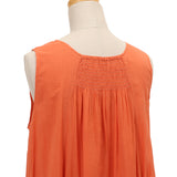 綿ボイル2WAYフレアワンピース