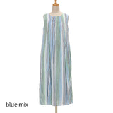 綿ボイル2WAYフレアワンピース