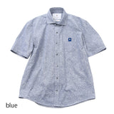 プリントカノコ前開きポロシャツ【Made in Japan】