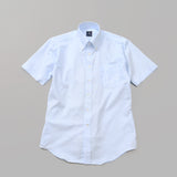 ブルードビー無地ボタンダウンシャツ【Made in Japan】