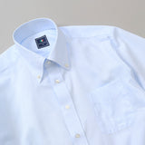 ブルードビー無地ボタンダウンシャツ【Made in Japan】