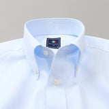 ブルードビー無地ボタンダウンシャツ【Made in Japan】