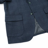 【Fly Jacket】ロロピアーナトーンチェックジャケット【Made in Japan】