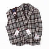 【Fly Jacket】ハリスブラウンチェックジャケット【Made in Japan】