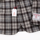 【Fly Jacket】ハリスブラウンチェックジャケット【Made in Japan】