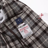 【Fly Jacket】ハリスブラウンチェックジャケット【Made in Japan】