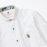 オックスマルチボタンショールボタンダウンシャツ【Made in Japan】