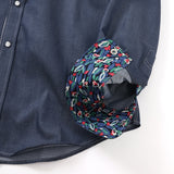 オリジナルステッチデニムシャツ【Made in Japan】