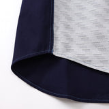 刺し子ドビーボーダーギミックシャツ【Made in Japan】