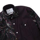 ネオンプリントギミックシャツ【Made in Japan】