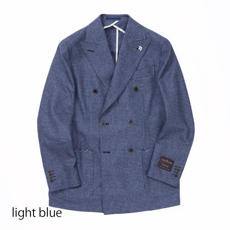 Fly Jacket】ダブルアンジェリコ杢千鳥ジャケット【Made in Japan