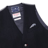 ハリスツイル無地ベスト【Made in Japan】