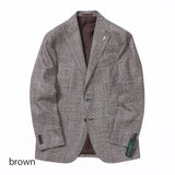 【Fly Jacket】ロロピアーナグレンチェックジャケット【Made in Japan】