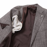 【Fly Jacket】ロロピアーナグレンチェックジャケット【Made in Japan】