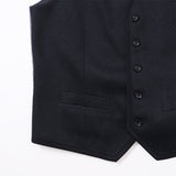 テックツイードパイピングベスト【Made in Japan】