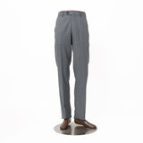 ツイル無地SUPER100’sパンツ(ノータック)【Made in Japan】