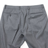 ツイル無地SUPER100’sパンツ(ノータック)【Made in Japan】