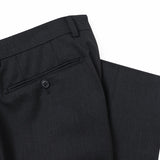 ツイル無地SUPER100’sパンツ(ノータック)【Made in Japan】