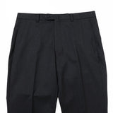 ツイル無地SUPER100’sパンツ(ノータック)【Made in Japan】