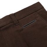 モールスキンスエードストレッチパンツ(ノータック)【Made in Japan】