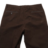 モールスキンスエードストレッチパンツ(ノータック)【Made in Japan】