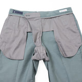 モールスキンスエードストレッチパンツ(ノータック)【Made in Japan】