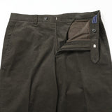 オーガニック別珍ストレッチパンツ(ノータック)【Made in Japan】