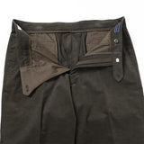 オーガニック別珍ストレッチパンツ(ノータック)【Made in Japan】