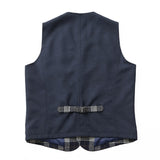 チェックツイードアウターベスト【Made in Japan】