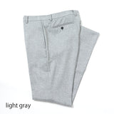 【尾州】カシミヤ混ストレッチフラノ無地(ノータック)【Made in Japan】