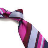 【Seaward & Stearn】カラーストライプネクタイ【Made in GBR】