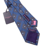 【Seaward & Stearn】カラースクエア小紋ネクタイ【Made in GBR】