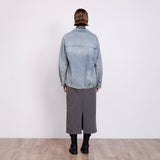 ピグメント裏毛タイトスカート