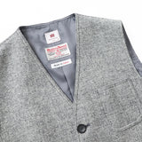 ハリスツイル無地アウターベスト【Made in Japan】
