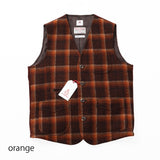 ハリスチェックアウターベスト【Made in Japan】