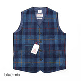 ハリスチェックアウターベスト【Made in Japan】
