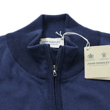 JOHN SMEDLEY スタンドジップ ニット【Made in GBR】