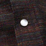 マルチカラーデニムバンドカラーシャツ【Made in Japan】