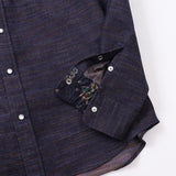 マルチカラーデニムバンドカラーシャツ【Made in Japan】