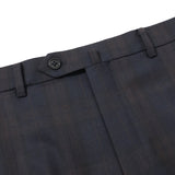 ストレッチシャドーチェックパンツ(ノータック)【Made in Japan】