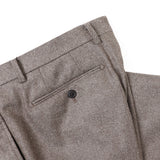 ストレッチウールカルゼ パンツ(ノータック)【Made in Japan】