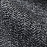 【尾州】カシミヤ混ストレッチヘリンボーン パンツ(ノータック)【Made in Japan】